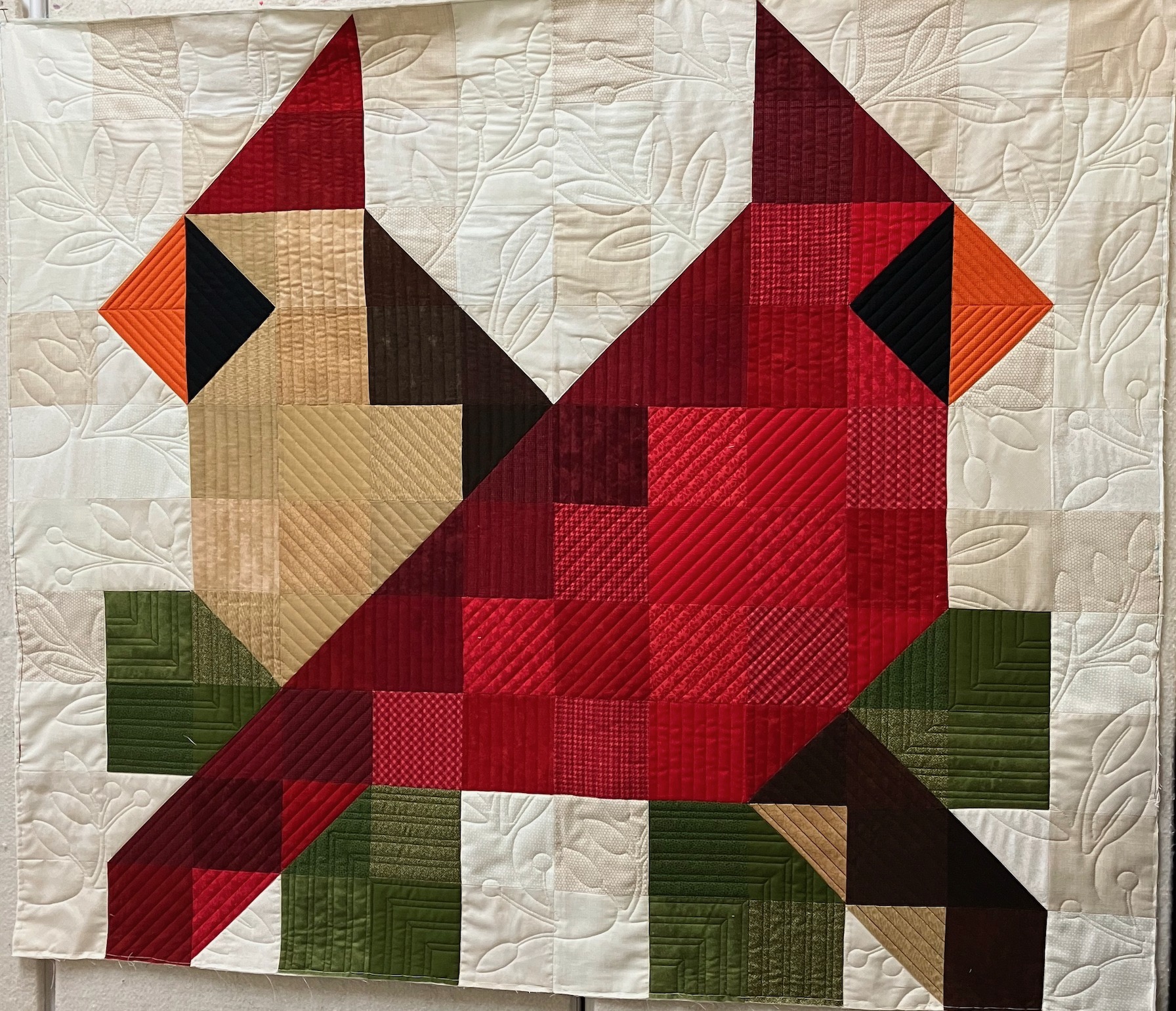 Longarm quilted customer quilt example 12