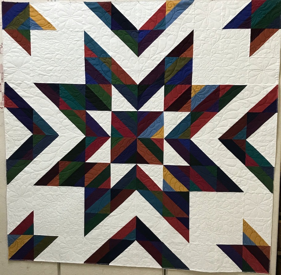 Longarm quilted customer quilt example 20
