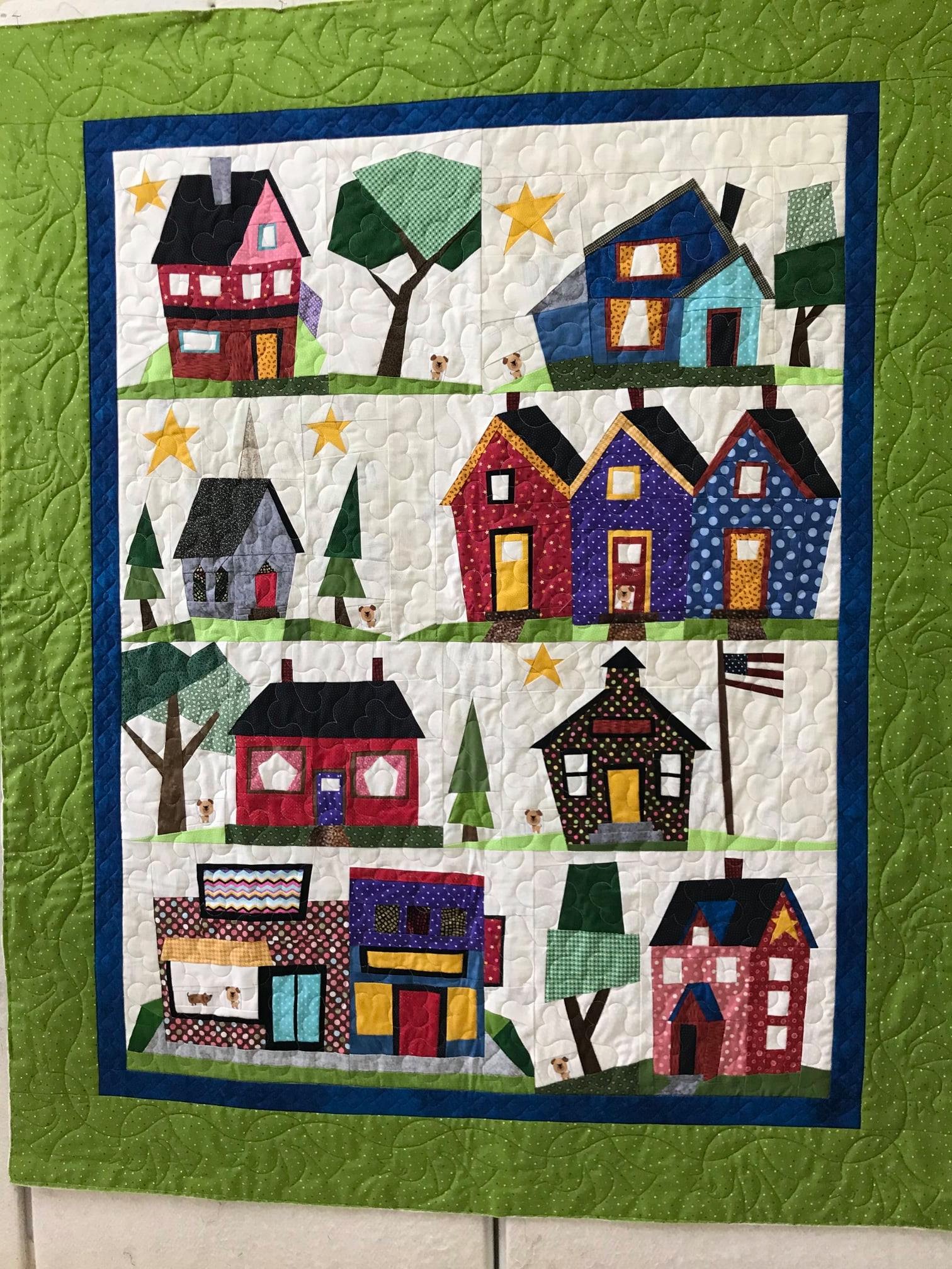 Longarm quilted customer quilt example 22