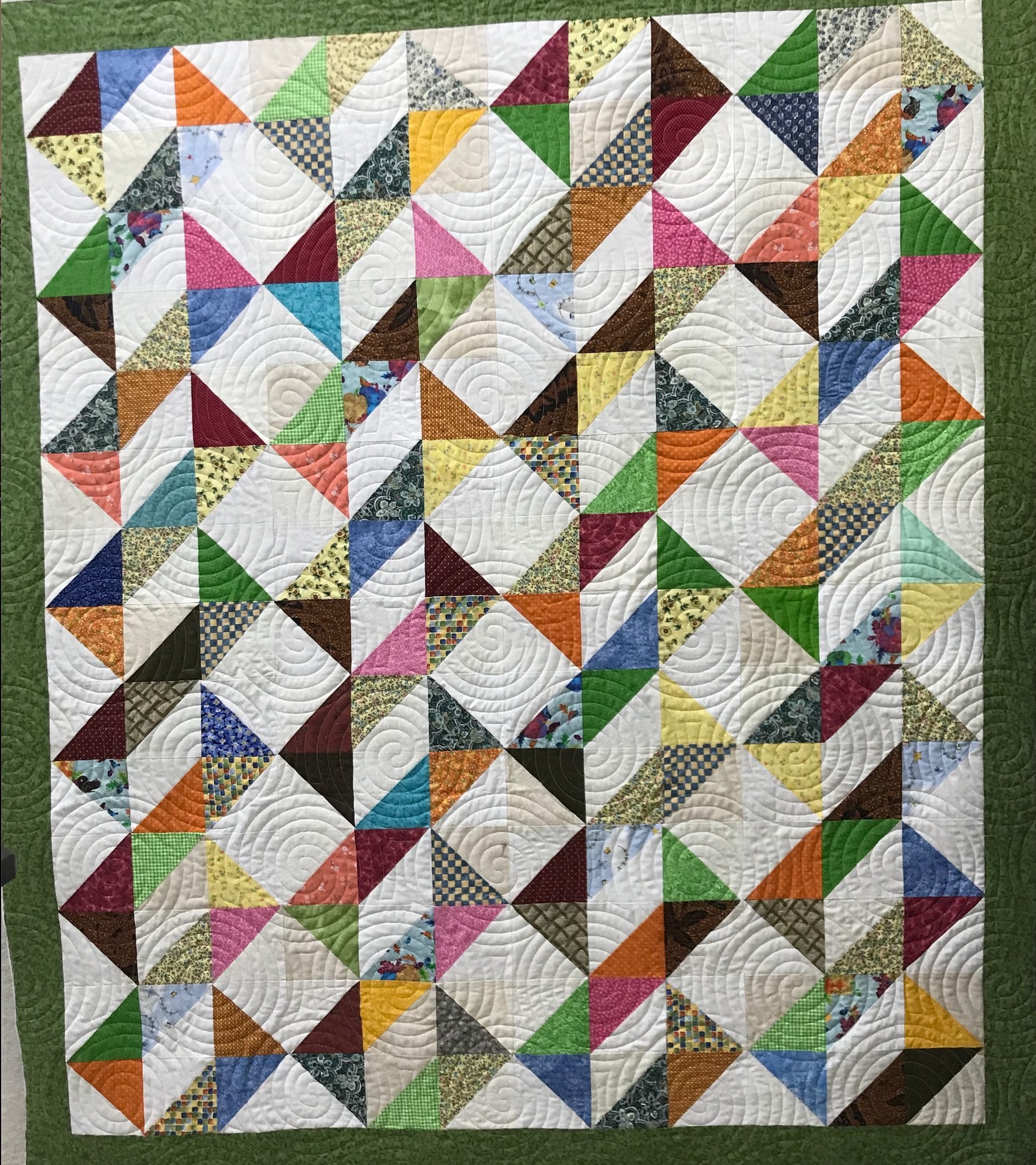 Longarm quilted customer quilt example 31